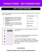 Load image into Gallery viewer, Google Forms - Self Grading Quiz Guide - Roombop