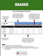 Load image into Gallery viewer, Mark Book Template with Guide - Roombop