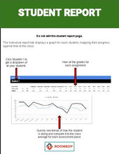 Load image into Gallery viewer, Mark Book Template with Guide - Roombop
