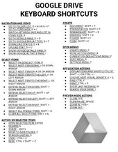 Load image into Gallery viewer, Google Drive - Keyboard Shortcut Handout - Roombop