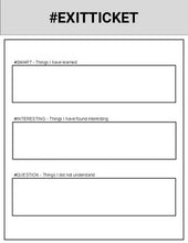 Load image into Gallery viewer, 6 Digital Exit Tickets & 20 Printable Exit Tickets - Roombop