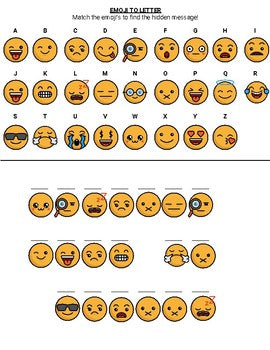 School - Back to School - School Emoji Faces - Half Sheet Misc. (Must