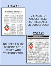 Load image into Gallery viewer, Newspaper Templates (Two Different Styles) - Roombop