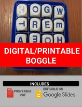 Load image into Gallery viewer, Digital/Printable Boggle Template (Editable on Google Slides) - Roombop