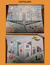 Load image into Gallery viewer, Two Point Perspective Halloween Edition! - Roombop