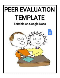 12 Different Peer Evaluation Template (Editable Google Docs) - Roombop