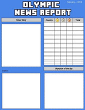 Load image into Gallery viewer, Olympic News Report (Editable in Google Slides) - Roombop