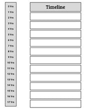 Load image into Gallery viewer, Timeline Template (Editable in Google Slides) - Roombop