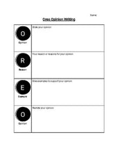 Load image into Gallery viewer, Oreo Opinion Writing Graphic Organizer (Editable in Google Docs) - Roombop