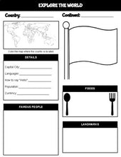 Load image into Gallery viewer, Explore the World (Editable in Google Slides) - Roombop