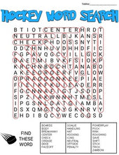 Load image into Gallery viewer, Hockey Word Search: 3 Difficulties - Roombop