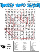 Load image into Gallery viewer, Hockey Word Search: 3 Difficulties - Roombop