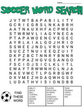 Load image into Gallery viewer, Soccer Word Search: 3 Difficulties - Roombop