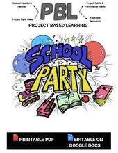 Load image into Gallery viewer, PBL: Class Party (Editable in Google Docs) - Roombop