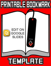 Load image into Gallery viewer, Printable Bookmark Templates (Editable in Google Slides) - Roombop