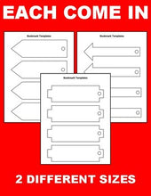 Load image into Gallery viewer, Printable Bookmark Templates (Editable in Google Slides) - Roombop