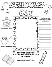 Load image into Gallery viewer, Schools Out Graphic Organizer - Roombop