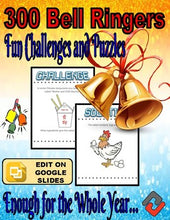 Load image into Gallery viewer, 300 Bell Ringers - Fun Challenges and Puzzles (Editable) - Roombop