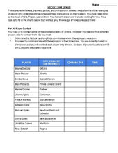 Load image into Gallery viewer, Hockey Time Zones Worksheet (Google Slides) - Roombop
