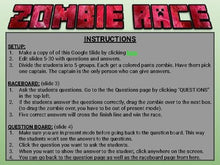 Load image into Gallery viewer, Zombie Race Review Game (Editable in Google Slides) - Roombop