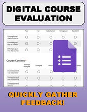 Load image into Gallery viewer, Digital Course Evaluation (Google Forms) Distance Learning - Roombop