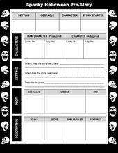 Load image into Gallery viewer, Spooky Halloween Creative Story Writing Activity - Roombop