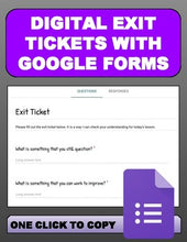 Load image into Gallery viewer, Digital Exit Tickets with Google Forms - Roombop