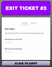 Load image into Gallery viewer, Digital Exit Tickets with Google Forms - Roombop