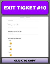 Load image into Gallery viewer, Digital Exit Tickets with Google Forms - Roombop