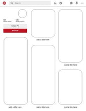 Load image into Gallery viewer, Pinterest Template (Editable on Google Slides) - Roombop