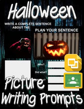 Load image into Gallery viewer, Halloween Picture Prompt Writing (Google Classroom) - Roombop