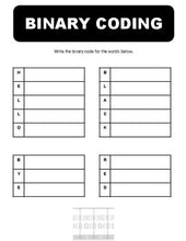 Load image into Gallery viewer, Binary (Unplugged Coding #2) - Roombop
