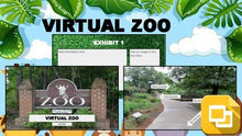 Load image into Gallery viewer, Virtual Zoo (Editable in Google Slides) Distance Learning - Roombop