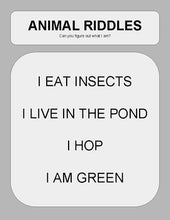 Load image into Gallery viewer, Animal Riddles: Who Am I Handout & Google Slide - Roombop