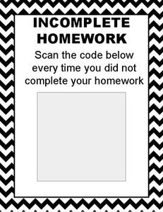 Digital Incomplete Homework Log (Google Forms & Slides) - Roombop