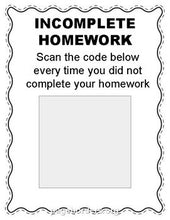 Load image into Gallery viewer, Digital Incomplete Homework Log (Google Forms & Slides) - Roombop