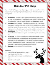 Load image into Gallery viewer, Reindeer Pet Shop: Writing Activities | Christmas (Edit in Google Slides) - Roombop