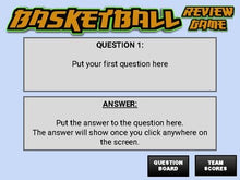 Load image into Gallery viewer, Basketball: Interactive Review Game (Editable on Google Slides) - Roombop