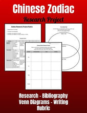 Load image into Gallery viewer, Chinese Zodiac Research Project (Editable in Google Slides) - Roombop
