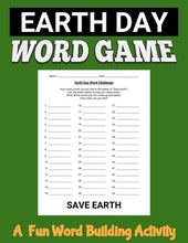 Load image into Gallery viewer, Earth Day Word Challenge - Roombop