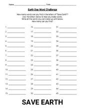 Load image into Gallery viewer, Earth Day Word Challenge - Roombop