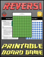 Load image into Gallery viewer, Reversi Printable Board Game (Editable Google Slides) Distance Learning - Roombop