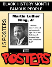 Load image into Gallery viewer, Black History Famous People: Printable Posters - Roombop
