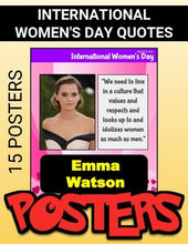 Load image into Gallery viewer, International Women's Day Quote Posters: Printable - Roombop