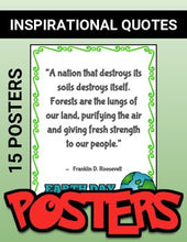 Load image into Gallery viewer, Earth Day: Famous People's Quotes - Printable Posters - Roombop
