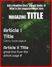 Load image into Gallery viewer, Digital Magazine (Editable in Google Slides) - Roombop