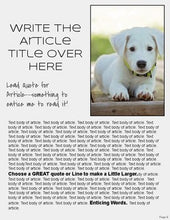 Load image into Gallery viewer, Digital Magazine (Editable in Google Slides) - Roombop