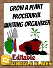 Load image into Gallery viewer, How to Grow a Plant: Procedural Writing Organizers (Editable in Google Slides) - Roombop