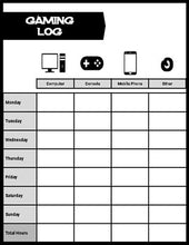 Load image into Gallery viewer, Technology & Social Media Log (Editable Google Slides) - Roombop