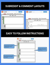 Load image into Gallery viewer, Reddit Template (Editable on Google Slides) - Roombop